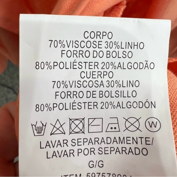 NWT BlueSteel unstructured linen blazer - Picture 11 of 11